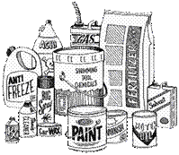hazardous household waste